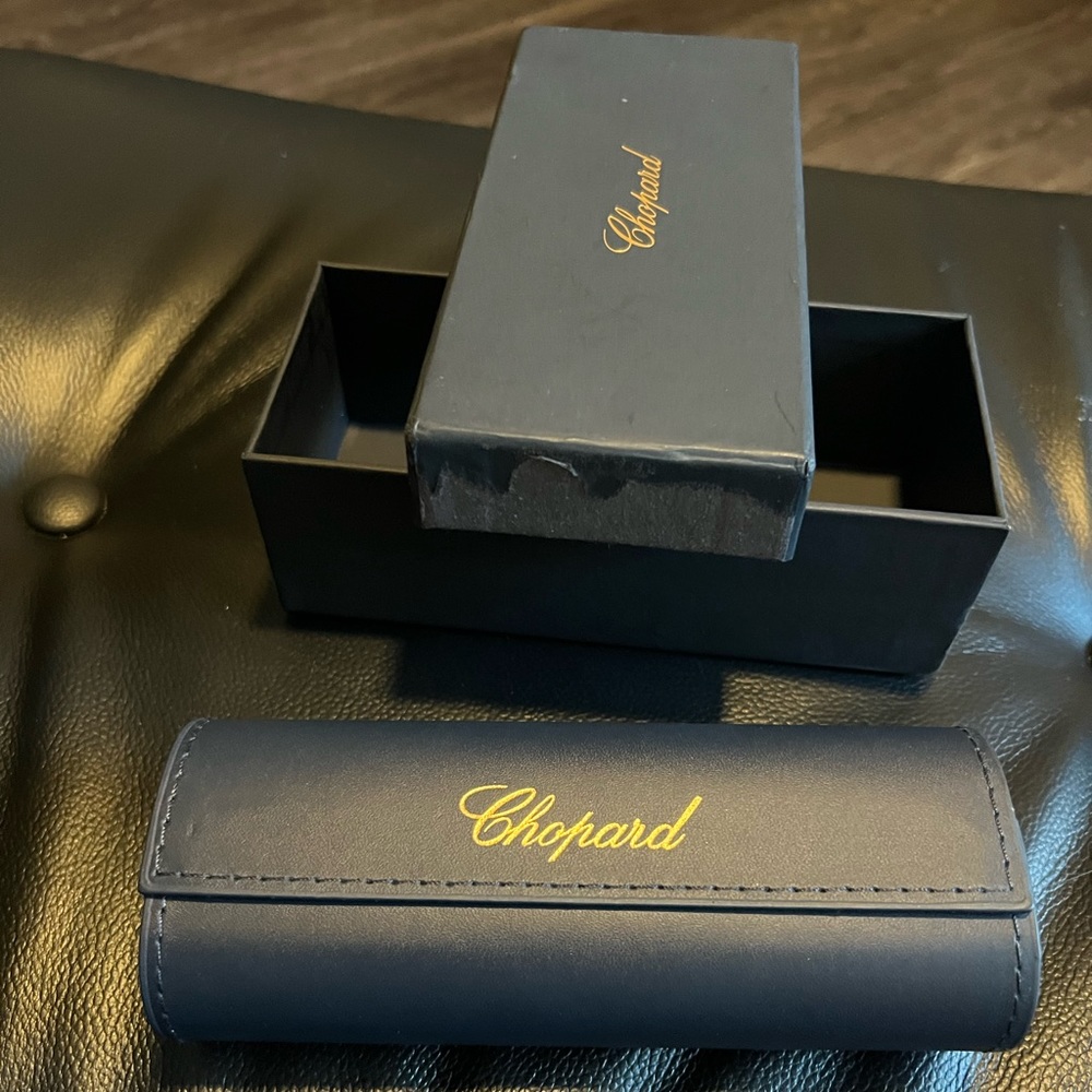Chopard Sunglass case and box (slight damaged as pictured)